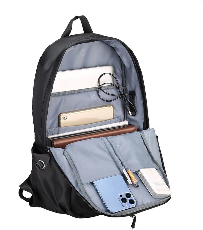 Рюкзак для ноутбука "Lamark" 17.3" (470х310х60 мм) цв. черный