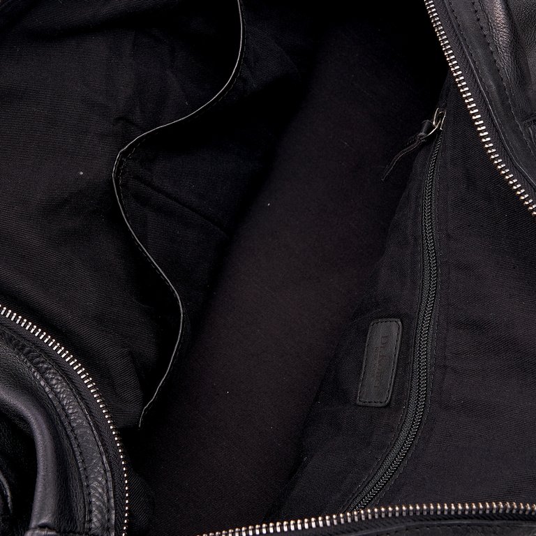 Сумка дорожная Dr.Koffer 50х32х20см нат. кожа, черный