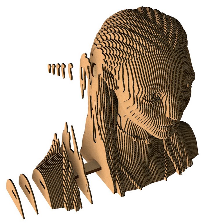 Сборная модель из гофрокартона "Найтири" h=18см, 213 дет., 6+, 5cult