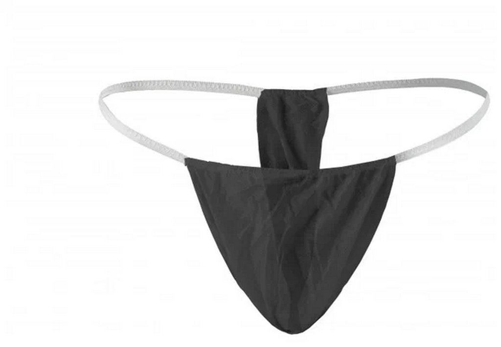 Бикини однораз. женские черные 25шт/уп