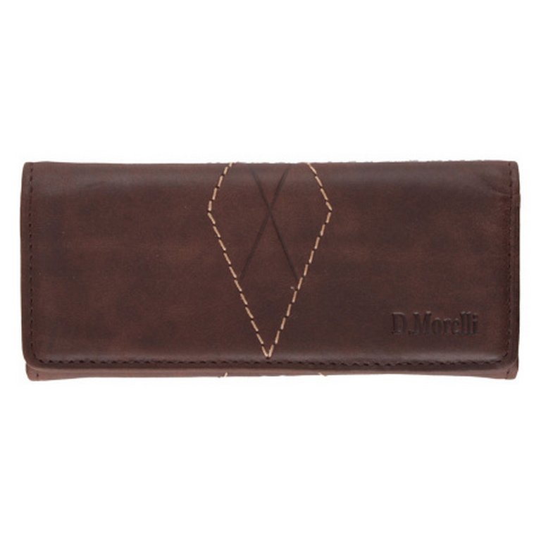 Футляр для ключей  D.Morelli "БОНД" из нат.кожи, коричневый