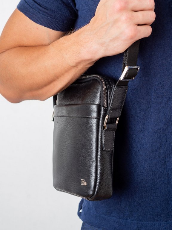 Планшет Franchesco Mariscotti 17*21*4,5см нат. кожа, черный