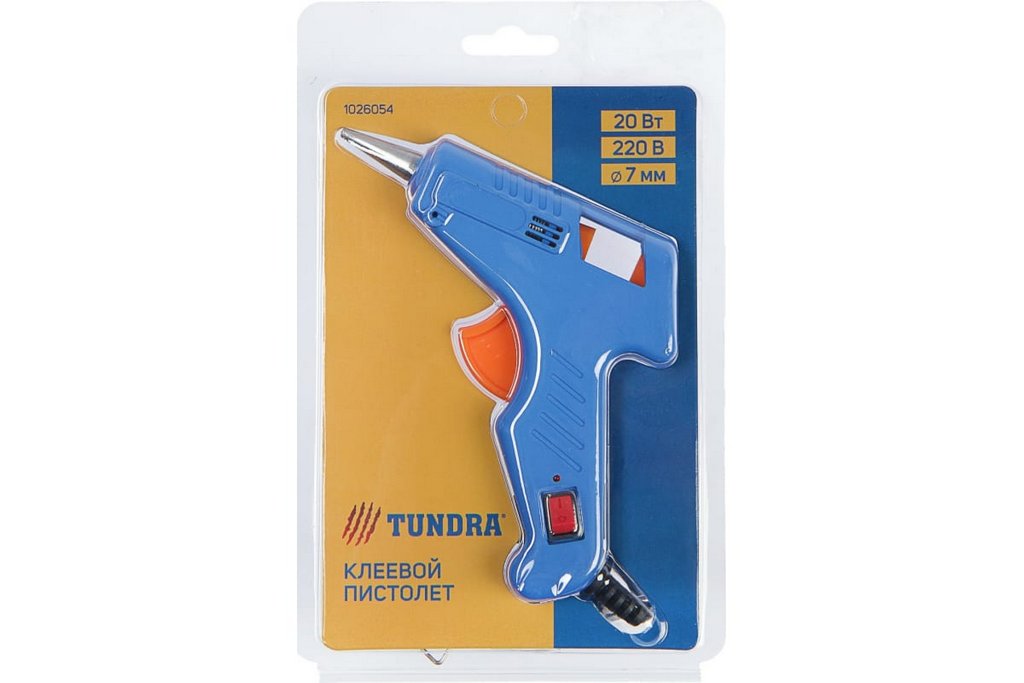 Клеевой пистолет для стержня  7мм "TUNDRA basic"