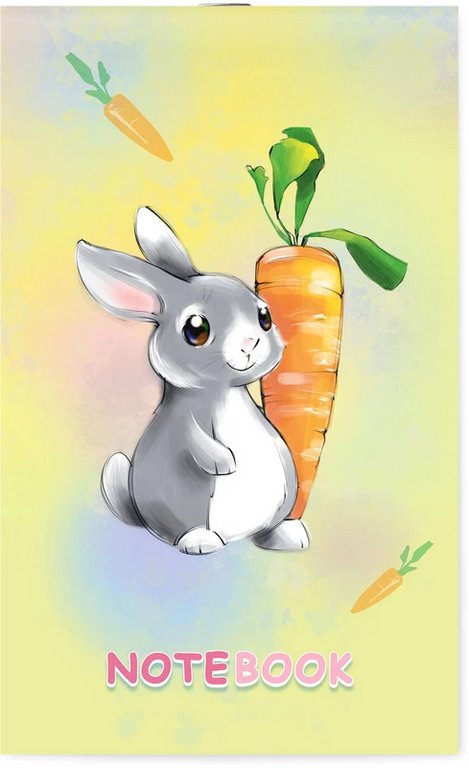 Блокнот А6  30л., 102*162 мм, на скрепке Lamark "Малыши"