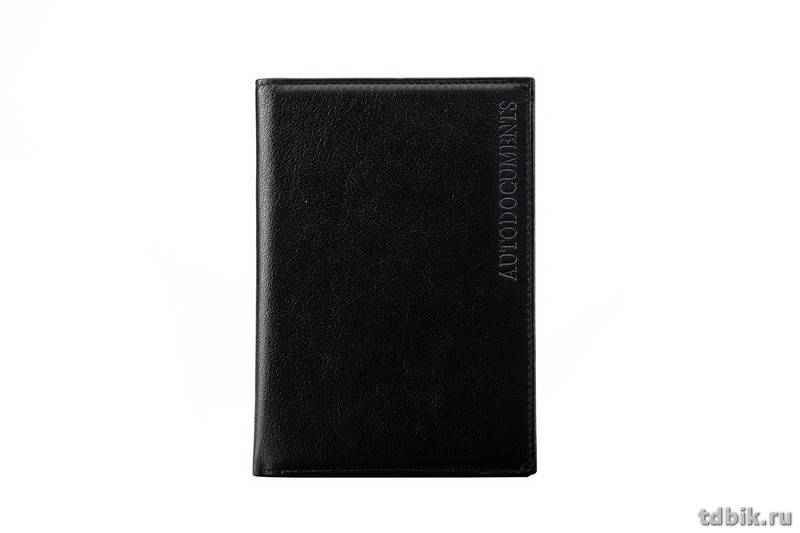 Бумажник водителя D.Morelli "Black", нат. кожа