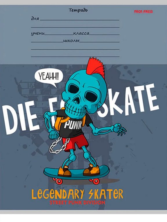 Тетрадь 12 лист лин. косая А5 "МИКС"