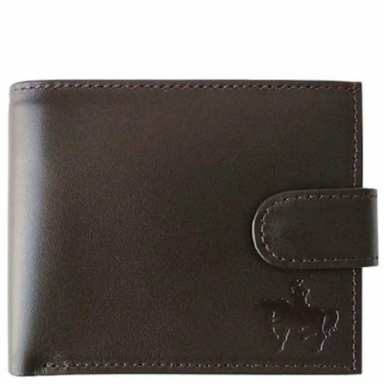 Портмоне D.Morelli мужское "Brown-2" с хляст., нат.кожа