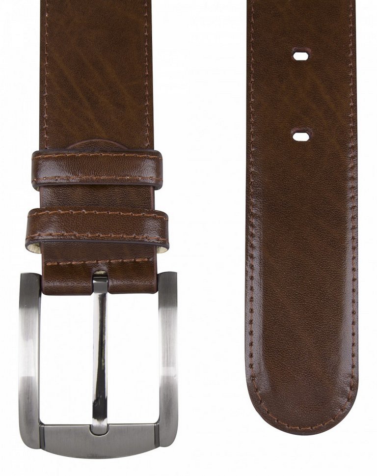 Ремень Alliance нат. кожа,  ширина 40мм, коричневый