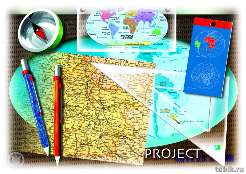 Папка для черчения А4, 10л., 190г/м "Аркада"