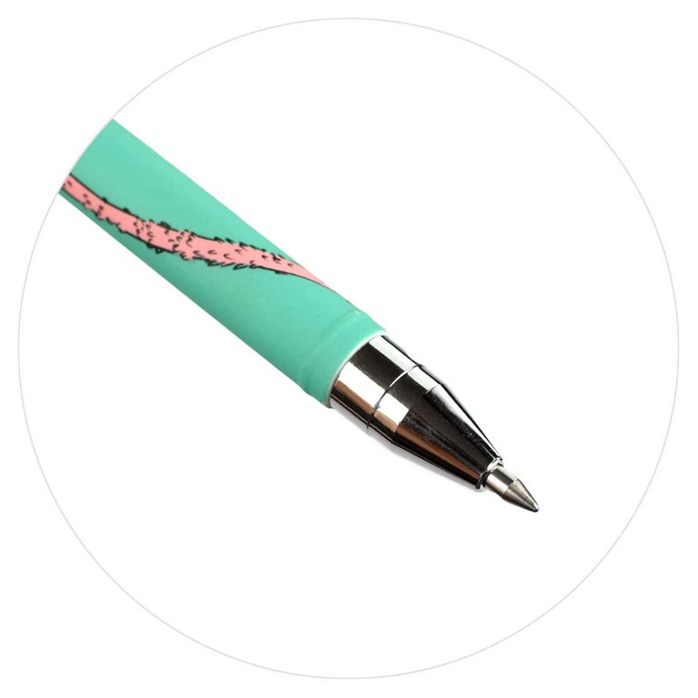 Ручка пиши-стирай гелевая Феникс+ "Жираф, Фламинго, Альпака" синяя 0,5мм (ассорти)