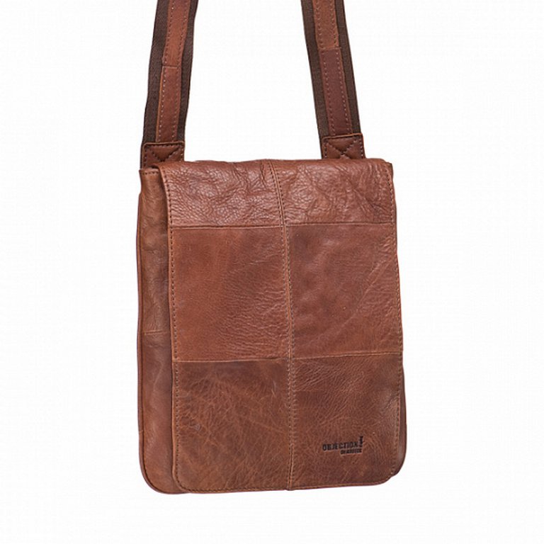 Сумка молодежная Dr.Koffer 23*28*2см, цвет коричневый