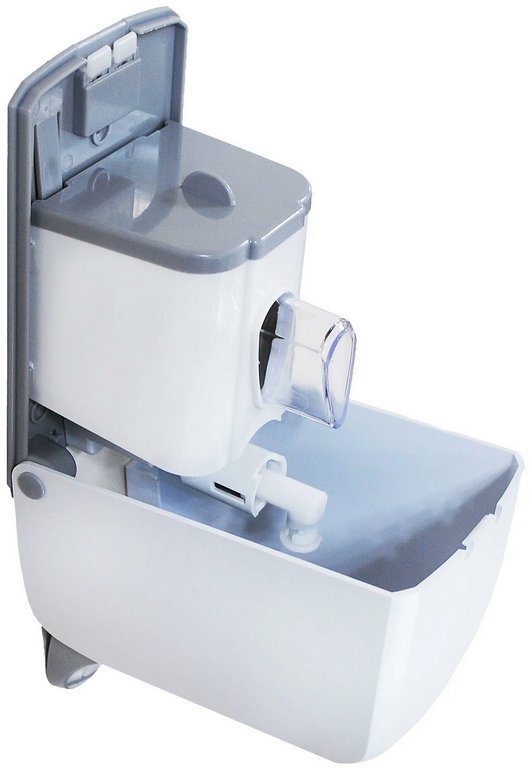 Диспенсер для жидкого мыла 0,5л, белый пластик