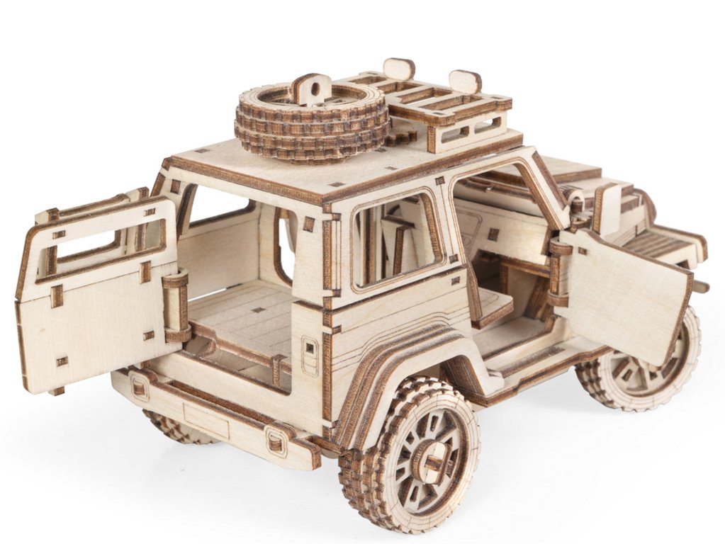 Сборная модель из дерева  148 дет. "Внедорожник Трикс" 200*150*110мм