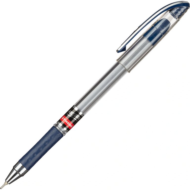 Ручка шариковая масляная Unomax/Unimax "Max Flow" 0,7мм синяя (стерж.134мм, линия 0,5мм) игольч.