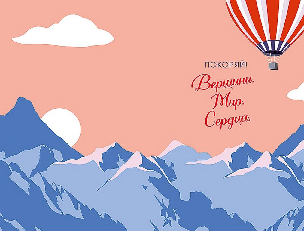 Открытка средняя "С днем рождения!" текст