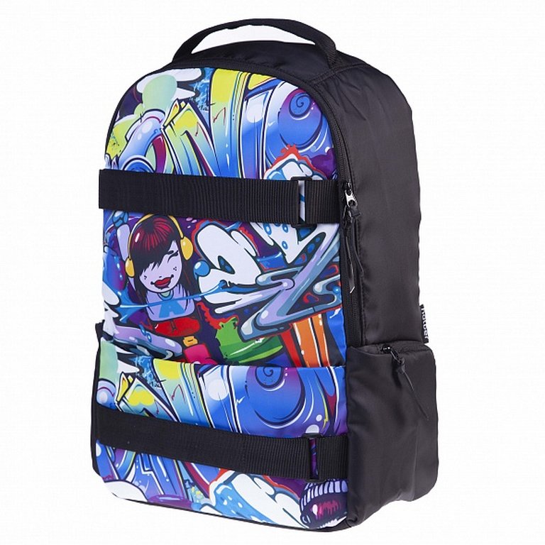 Рюкзак молодежный универсальный Hatber "ACTIVEStreet Style" 44*29*14см, черный