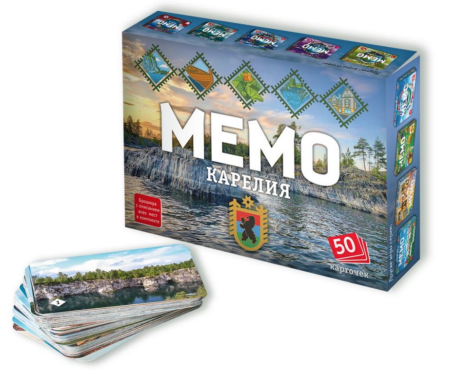 Игра настольная  Мемо "Карелия" (5+) Нескучные игры