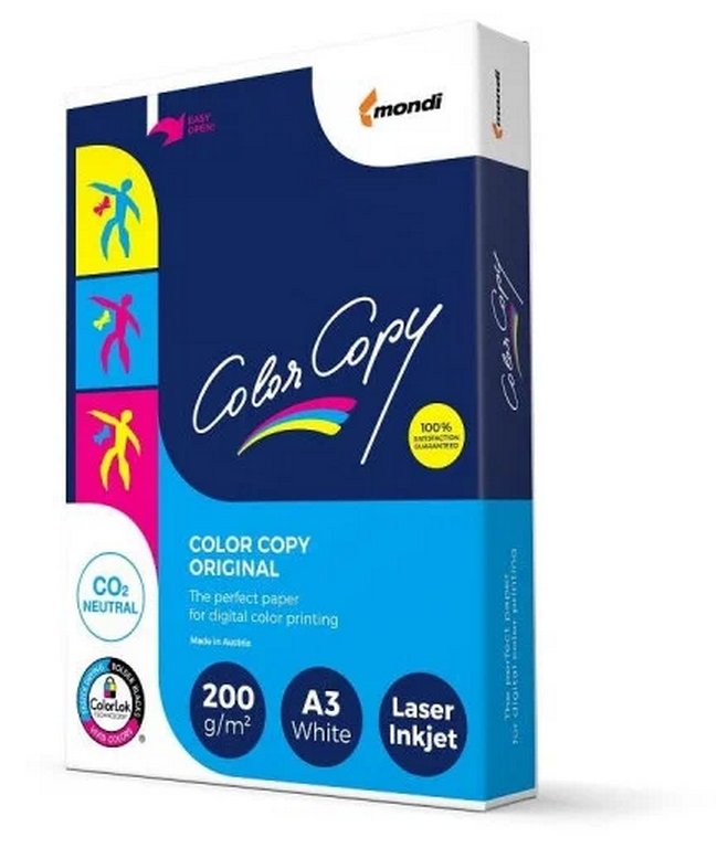 Бумага для полноцв. печати Color Copy А3 (297*420мм) 200 гр. (250л)