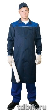 Спецодежда Халат мужской "Стандарт" р-р 60-62/170-176
