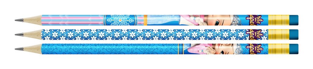 Набор карандашей ч/г  3 шт Воскресенская к/ф "Царевны" Аленка" (HB)  с ластиком