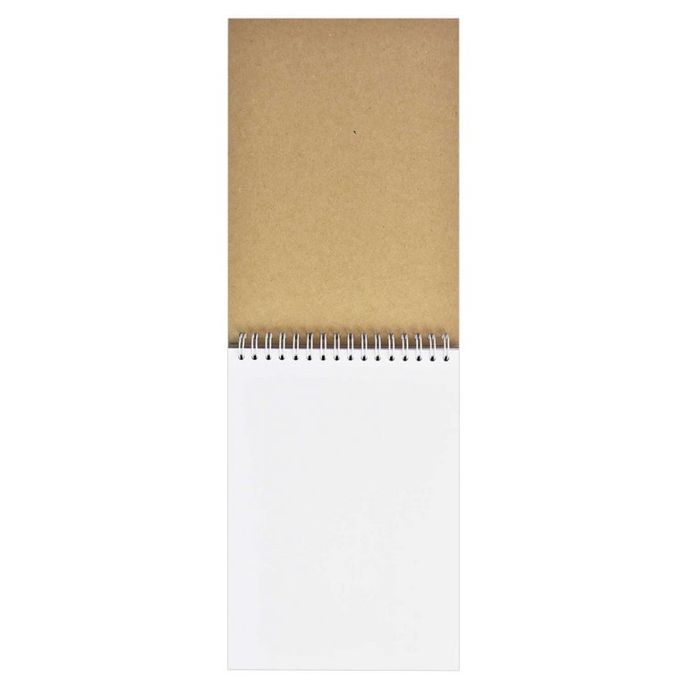 Скетчбук 148*195 мм, 70л. гребень "КАНЬОН" 220 г/м2  крафт-картон, застёжка-резинка