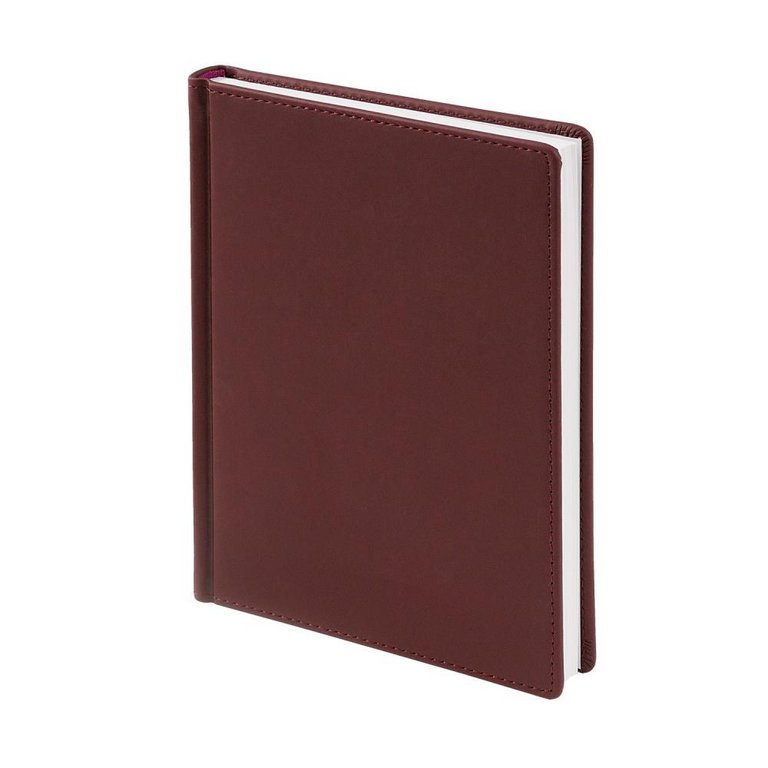 Ежедневник без дат 145*216 мм Альт "Velvet" бордо