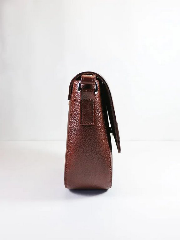 Сумка женская  D.Morelli, нат. кожа, коричневая