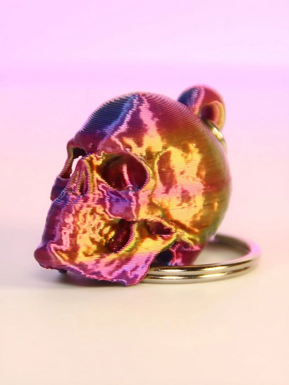 Брелок "3Д Череп" (ассорти)