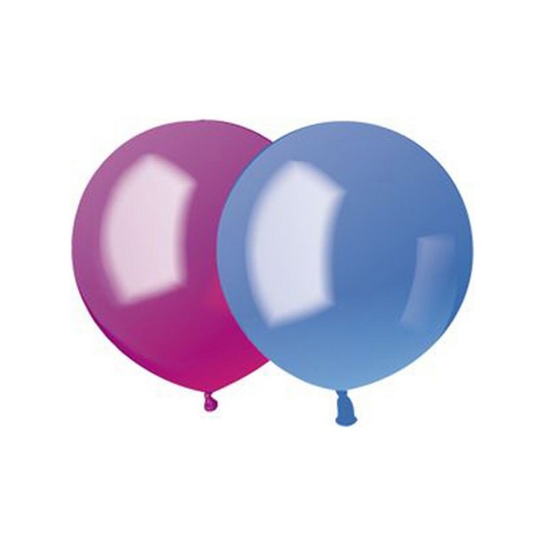 Шар воздушный 14 дюймов (35см) без рисунка ассорти металлик