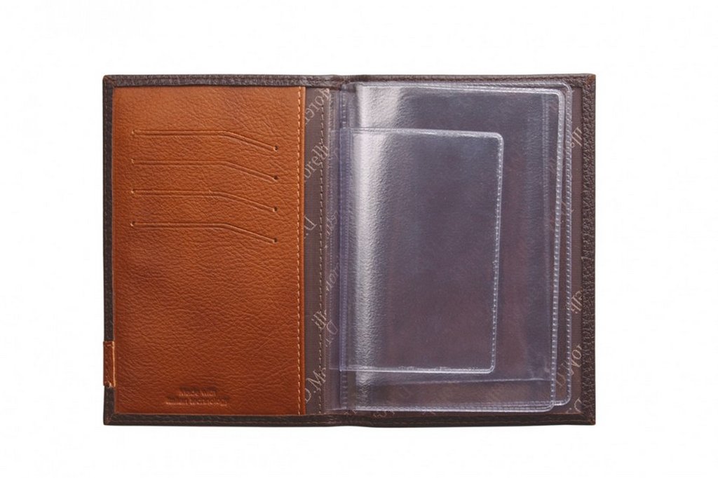 Бумажник водителя D.Morelli "Вестерн", нат. кожа, коричневый