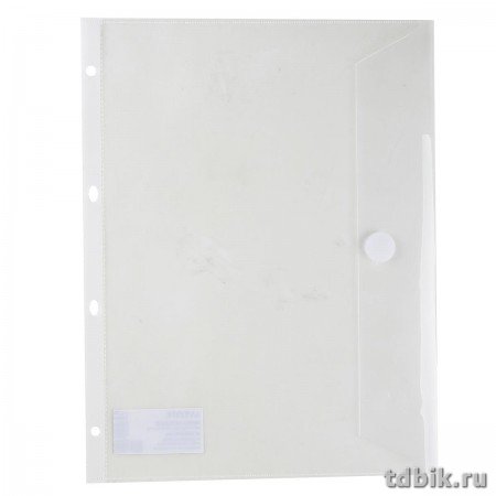 Проспект-обложка (мультифора) А4+ 140 мкм с клапаном на кнопке deVENTE