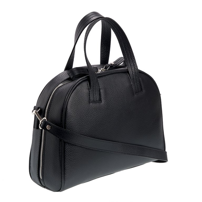 Сумка женская Dr.Koffer 31х25х11см см, нат.кожа черная