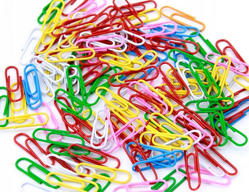 Скрепки 28 мм 100 шт/уп цветные DOLCE COSTO