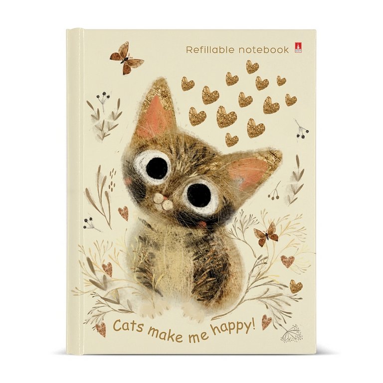 Тетрадь 80 лист в кл. А5 на кольцах со сменным блоком "ЛЮБОВЬ, КАК ОНА ЕСТЬ"