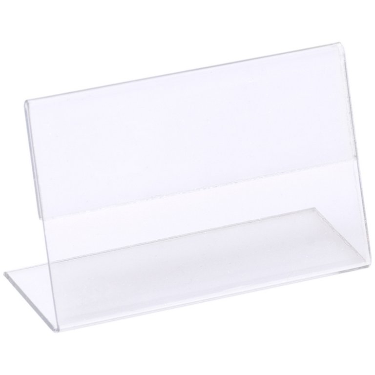 Держатель для ценника  60*40мм акрил 1,0мм, настольный (горизонтальный) OficeSpace