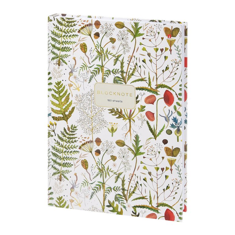 Бизнес-блокнот А4 160л, 200*290 мм., Альт "ЛУГОВЫЕ ТРАВЫ"