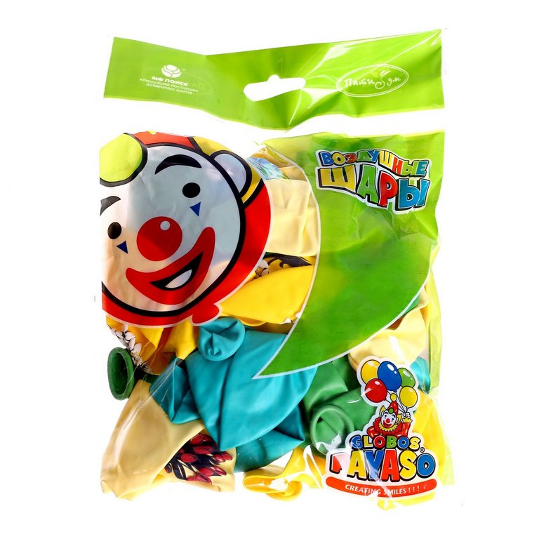 Шар воздушный 12 дюймов (30см) с рисунком "Весенние цветы" металлик (ассорти)