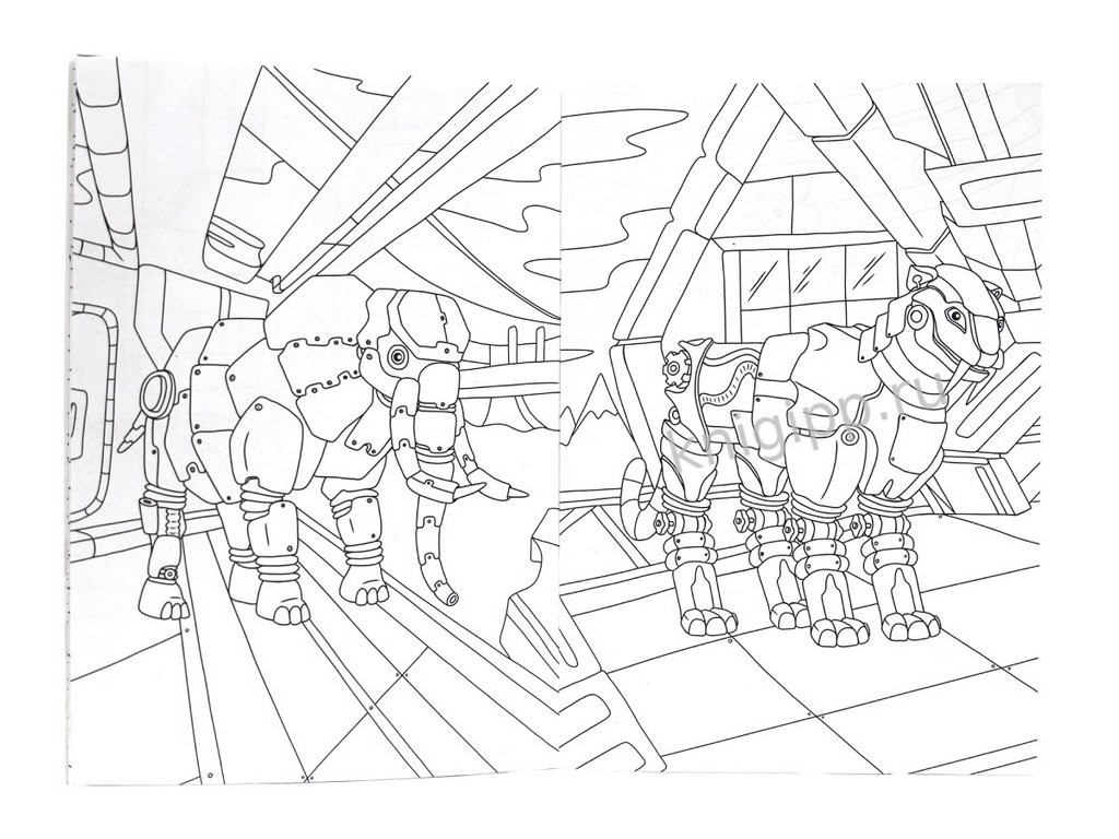 Раскраска А5 "Веселые картинки. Роботы" ПРОФ-пресс Раскраска А5 "Веселые картинки. Роботы" ПРОФ-пресс