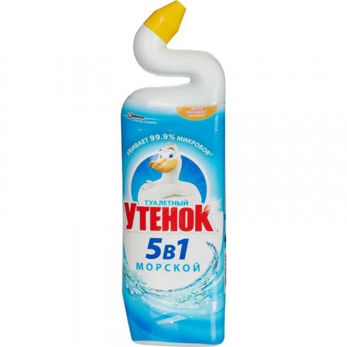 Средство для сантехники Утенок 900 мл. "Морской" 5в1