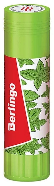 Клей карандаш Berlingo "Aroma", 21г, ароматизированный (мята, лимон, клубника, роза)