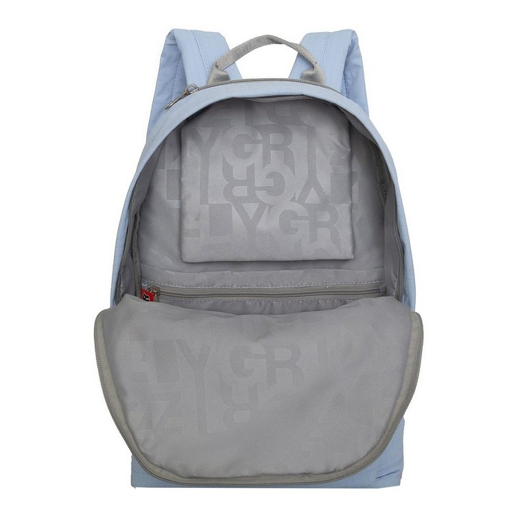 Рюкзак молодежный женский Grizzly 38*26*12 см., небесный