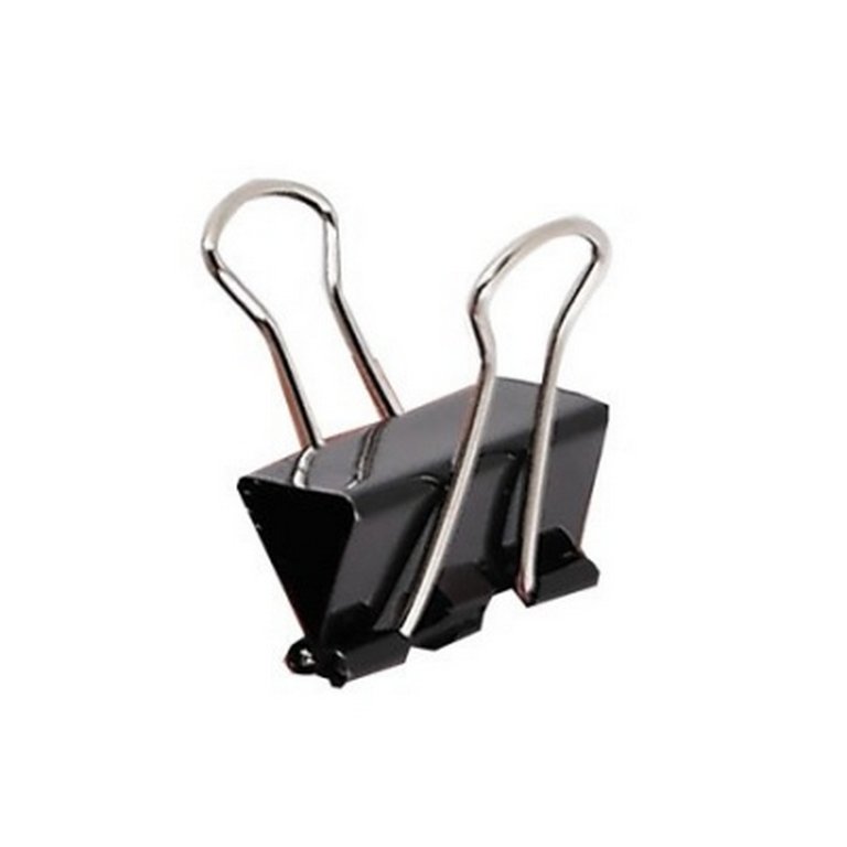 Зажим для бумаг 19 мм черный