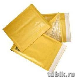 Конверт  из воздушно-пузыр. пленки крафт, пакет р-р внеш. 170*220, р-р внутр. 150*210, сил. лента