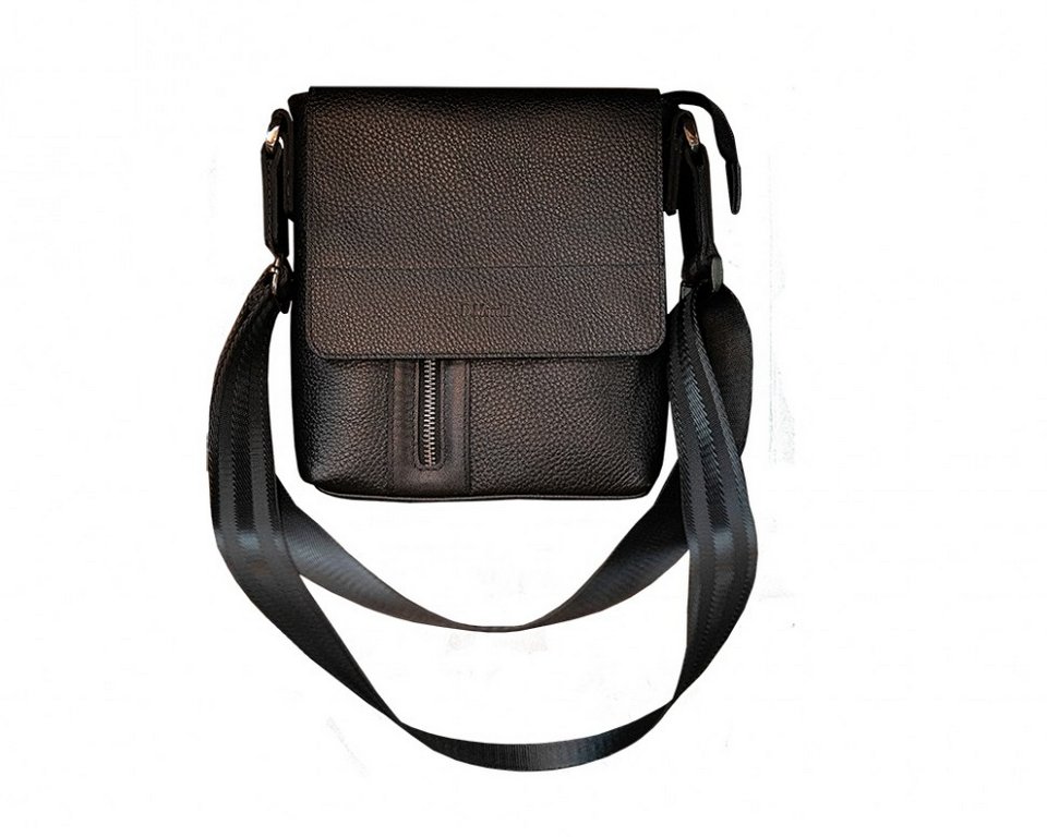 Сумка мужская D.Morelli нат. кожа, коричневый