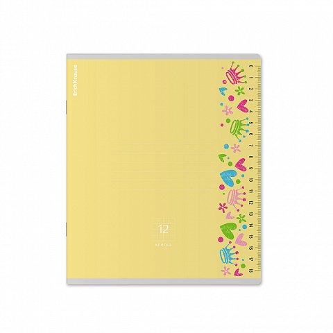 Тетрадь 12 лист кл. А5  "Ruler Magic" MIX ErichKrause