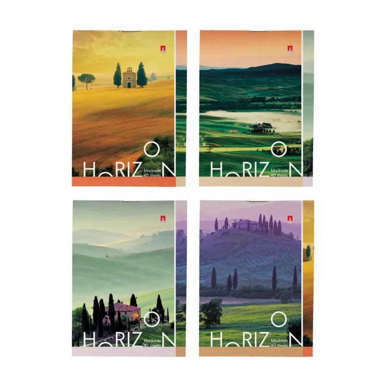 Блокнот А7  40л.,  75*105 мм, на скрепке "Природа"