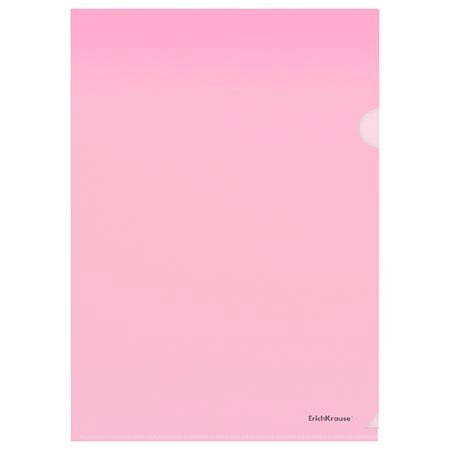 Папка-уголок A4 пластик 0,16 мм Erich Krause "Glossy Classic" красная