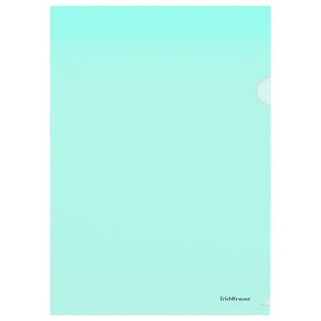 Папка-уголок A4 пластик 0,16 мм Erich Krause "Glossy Classic" зеленая