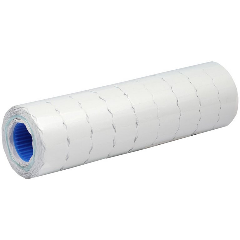 Лента для э/пистолетов цвет белый 22*12 волна (800 эт) OficeSpace