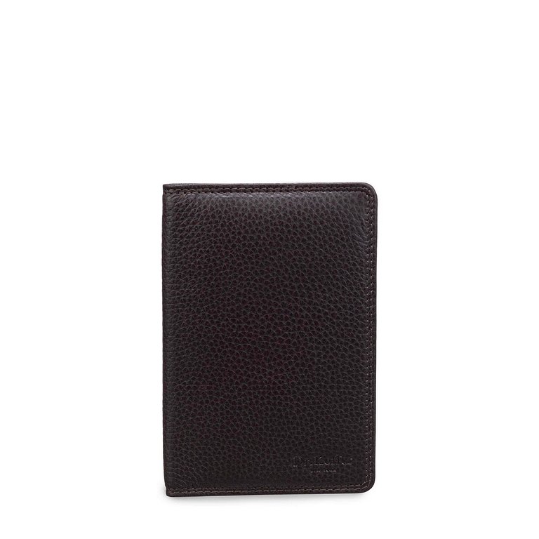 Обложка для паспорта Dr.Koffer нат. кожа, коричневый